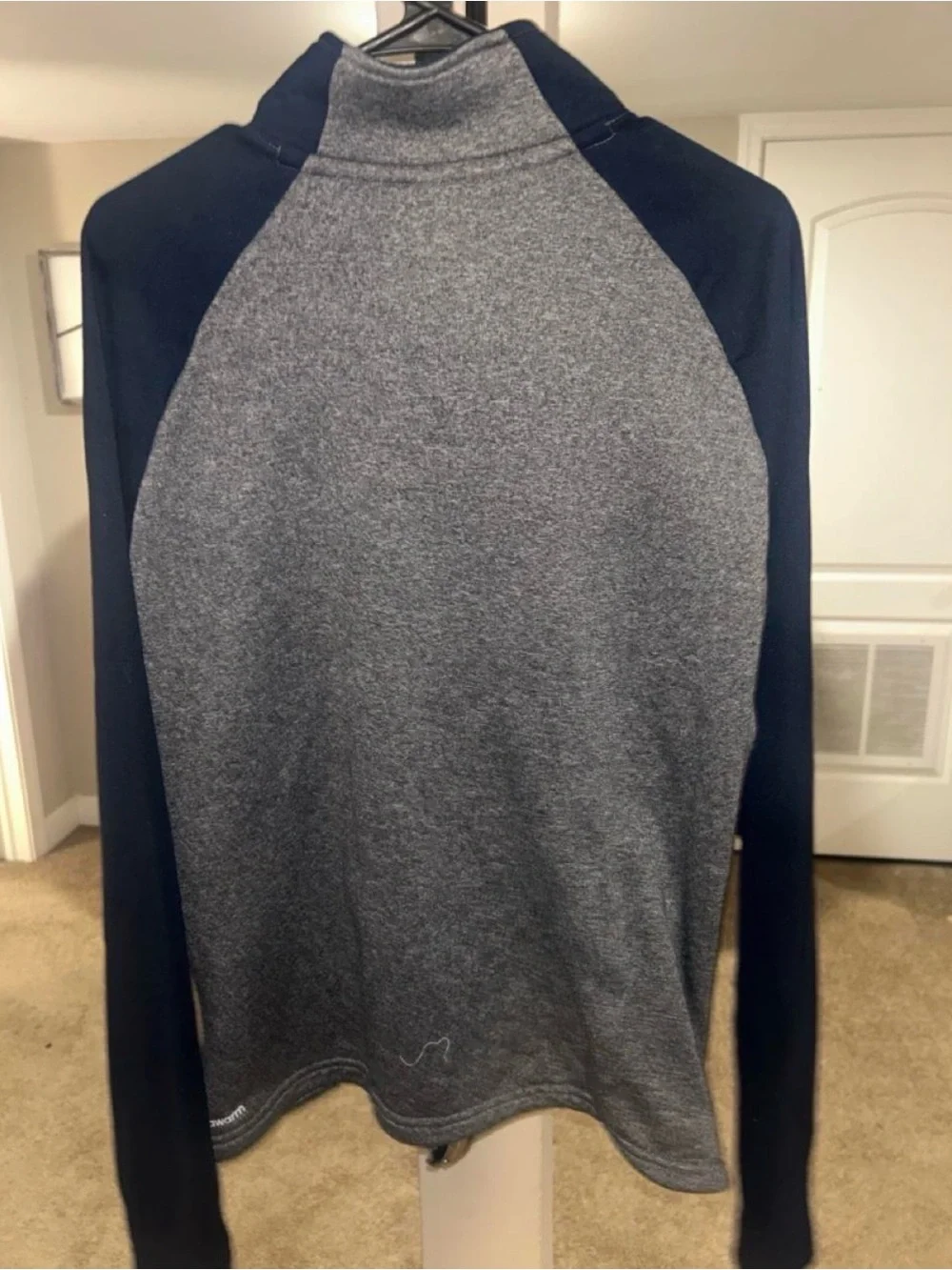 adidas Men’s Navy and Heather Gray Philadelphia Union Full-Zip Jacket
